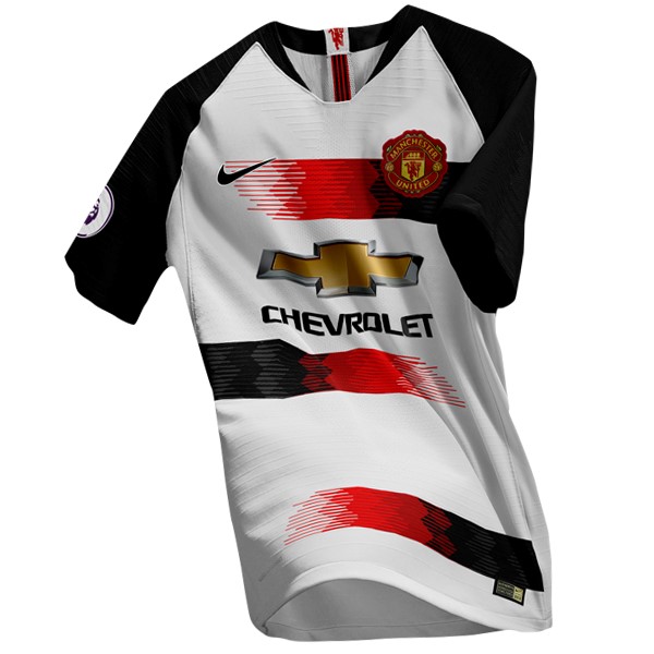 Tailandia Camiseta Manchester United 1ª 2019-2020 Blanco Negro